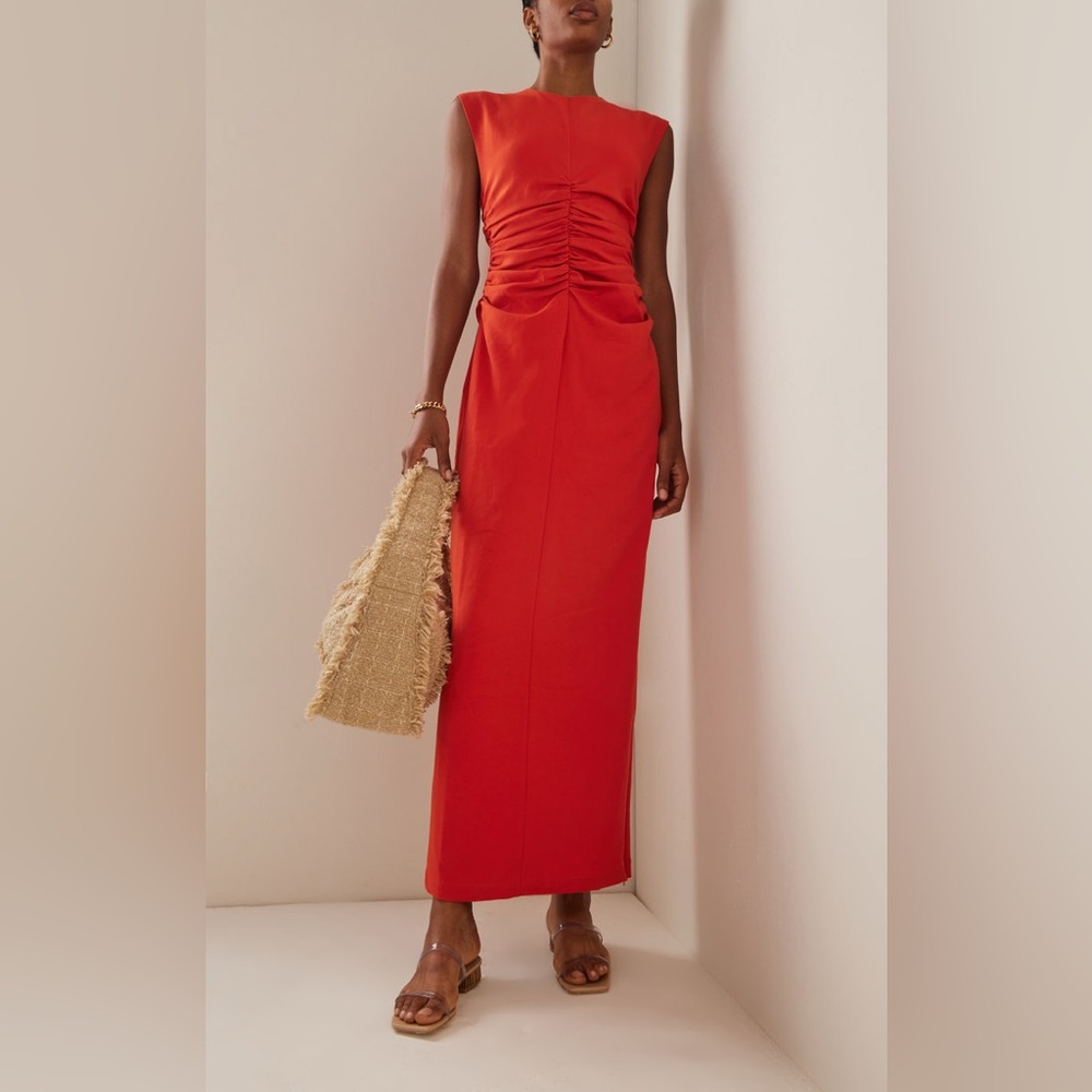 Andrea Iyamah Niro Gathered Maxi Dress